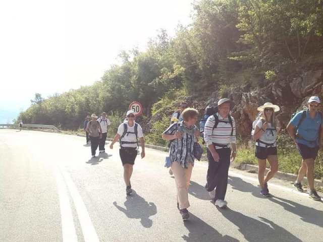 Hodočasnici iz Rame na hodočašću Gospi Sinjskoj