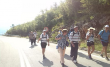 Hodočasnici iz Rame na hodočašću Gospi Sinjskoj